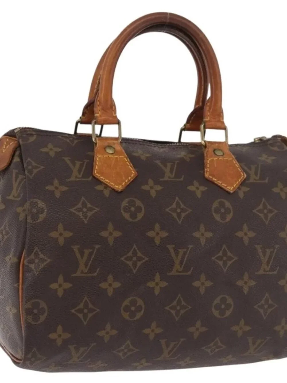 LOUIS VUITTON Monogram Speedy 25 Hand Bag M41528 LV Auth 187664
